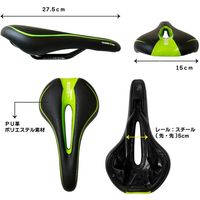 GORIX 自転車低反発サドル　レッド×ホワイト GX-C19 1個（直送品）