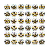 オキナ パリオシール 王冠ホログラム 直径17mm PS767 1袋（72片）