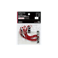 コクヨ 吊り下げ名札セット ハードケース 赤 ナフ-S280R 1個