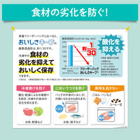 キチントさん フリーザーバック おいしさキープ 冷凍保存用 M アルミシート採用 メモ欄付き 1パック（8枚入）クレハ