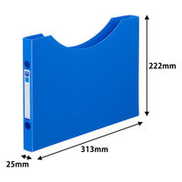 ライオン事務器 ボックスファイル BFー12n ブルー 11761 1冊