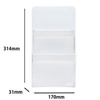 コクヨ マグネットポケット<K2> 2段タイプ A5サイズ K2マク-MPWA5W 1個