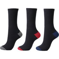 おたふく手袋 S-830 銀イオン 先丸靴下 3P ブラック S-830-2115409 1組