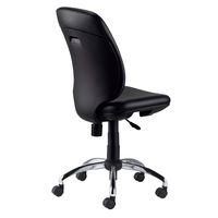 プラス 事務イス プリセア BK KC-K63NL-AN 1脚 ブラック オフィスチェア ハイバックチェア PVCレザー張り キャスター付き