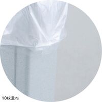 アズワン とりかえ楽々ゴミ袋10枚重ね(JYUJYU) 10枚重ね×5セット入り 4-7507-01 1袋(50枚重ね)（直送品）