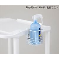 アズワン 【組立済み】モバイルPCカート 532×445×950mm 白 7-1435-04-86 1個（直送品）