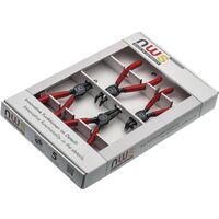 NWS エヌダブリューエス 4本組 軸用10ー25mm・穴用12ー25mm スナップリングプライヤーセット 791 1セット（直送品）