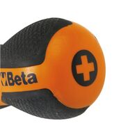 Beta ベータ プラスドライバー スタビータイプ 軸長30mm PH2 モルフォスグリップ 1222N 6X30 1本（直送品）