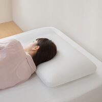 無印良品 カバーが洗える　頭を支えるふっくらまくら ４２×６７ｃｍ  良品計画