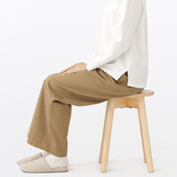 無印良品 木製スツール　アッシュ材突板　ナチュラル 幅３２×奥行３２×高さ４３ｃｍ  良品計画