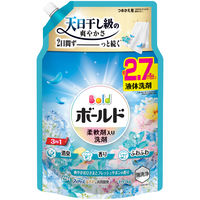 （旧品）ボールドジェル 柔軟剤入り 液体 フレッシュサボン 詰め替え メガジャンボ 1950g 1セット（1個×4） 洗濯洗剤 P＆G