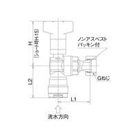 オンダ製作所 CBWL7型 逆止弁ボールバルブ 水用 CBWL7C-1613M-S 1個（直送品）