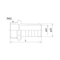 オンダ製作所 砲金ホースニップル OT-087 1個（直送品）