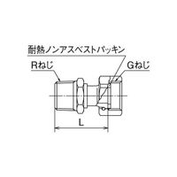 オンダ製作所 SFAD型 ナット付アダプター SFAD-20 1個（直送品）