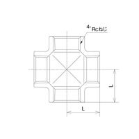 オンダ製作所 砲金クロス OT-184 1個（直送品）