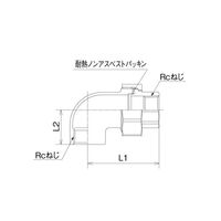オンダ製作所 SFUL型 ユニオンエルボ SFUL-20 1個（直送品）