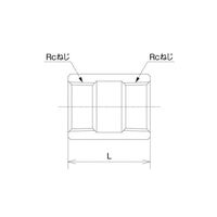 オンダ製作所 砲金ソケット OT-027 1個（直送品）