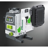 Laserliner(レーザーライナー) パワープレーンレーザー3Gマルチ18V【ミルウォーキーアダプタセット】 036380L.7A 1式（直送品）