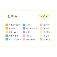 エヒメ紙工 パステルカラーおりがみ15cm PAS-2215 1セット(1冊×10)（直送品）