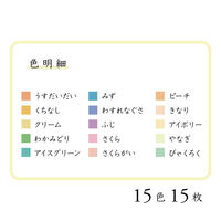 エヒメ紙工 パステルカラーおりがみ50cm PAS-5015 1セット(1冊×5)（直送品）