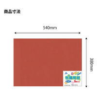 エヒメ紙工 色画用紙 四切ちゃいろ YIG4-BR 1セット(1冊×10)（直送品）