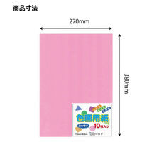 エヒメ紙工 色画用紙 八切うすもも YIG8-LP 1セット(1冊×10)（直送品）
