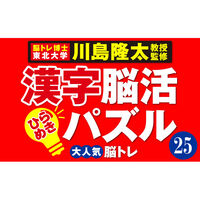 文響社 漢字脳活ひらめきパズル25 2149 1冊（直送品）