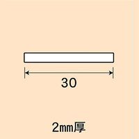 光モール アルミ平板 30×2×1000mm NO.1243 1セット(10本)（直送品）