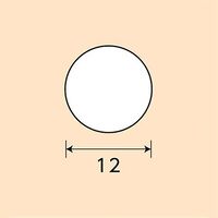 光モール アルミ丸棒 12×1000mm NO.541 1セット(10本)（直送品）