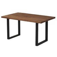 LIBRE ダイニングテーブル135cm ベルデIII ウォールナット 328340 1個（直送品）