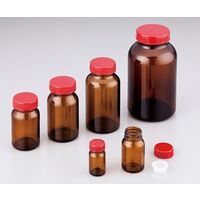 アズワン 規格瓶(広口) 茶褐色 37.5mL 1箱(360本入) 2-4999-53 1箱(360本)（直送品）