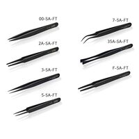 アズワン MEISTERピンセット 先端厚0.2mm 先端幅0.3mm 2-8028-68 1個（直送品）