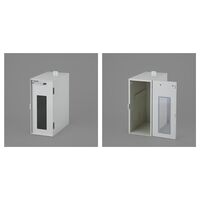 アズワン 塩ビ製廃液容器保管庫 PVC(ポリタンク保管庫) 4-7454-01 1個（直送品）