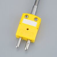 アズワン K熱電対 インコネル リード線無 φ3.2×300mm オメガミニコネクター付 4-7431-05 1個（直送品）