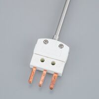 アズワン 温度センサー 白金測温抵抗体 リード線無 φ3.2×300mm オメガミニコネクター付 4-7433-05 1個（直送品）