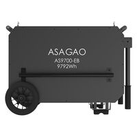 ASAGAO JAPAN 増設バッテリー AS9700用 AS9700-EB 1台（直送品）