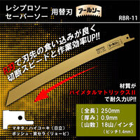 神東工業 レシプロソー用替刃アールソー 5枚入 RBR-11 1セット（直送品）