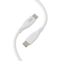 USB-C to C 充電専用ケーブル PD 最大240W シリコン 2m 白 EC-CCFCPSS20WH エレコム 1個（直送品）