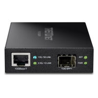 TRENDnet 10GBASE-T SFP+光メディアコンバータ TFC-10GSFP/A 1個（直送品）