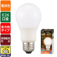 オーム電機 LED電球 E26 40形相当 調光器対応 電球色 LDA5L-G/D AG5 1個（直送品）