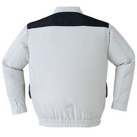 Asahicho(旭蝶繊維) E9214 空調服長袖ブルゾン(横ファン) シルバー Lサイズ 1枚（直送品）