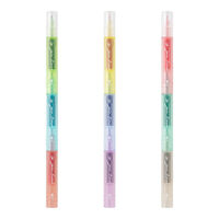 デザインフィル 3色一体型連結ペン 細字 ジョインライナー 3本入 ライトトーン 38161006 1パック（直送品）