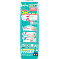 パンパース おむつ テープ Lサイズ（9～14kg）1セット（42枚入×4パック）さらさらケア P&G