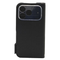トリニティ iPhone 17 Pro Max 耐衝撃 フリップケース ブラック TR-IP25L3-FN-SHBK 1個（直送品）
