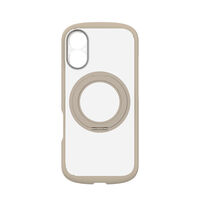 トリニティ iPhone 17 リングスタンド付ケース グレージュリングスタンド TR-IP25M2-LDSMS-LGG 1個（直送品）