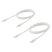 タイプCケーブル USB-C to C 2本セット 1ｍ 100W 高速充電 白 MPA-CCECSS10WW エレコム 1個（直送品）