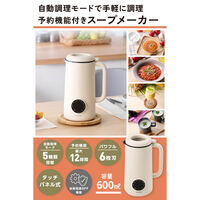 全自動スープメーカー 600ml  離乳食 12H予約 高温洗浄機能 アイボリー TEC-A04MS-W テスコム 1個（直送品）