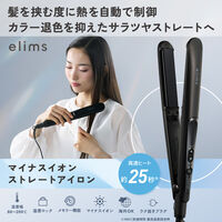 ヘアーアイロン マイナスイオン ストレートアイロン ナノセラミック ブラック TEC-B055S-K テスコム 1個（直送品）