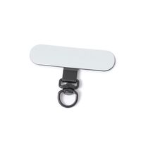 ステンレスフォンタブ360° スマホストラップホルダーパッド シルバー LAKOLE/ラコレ