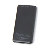 セミソリッドモバイルバッテリー 10000mAh USB-A×2 ブラック LAKOLE/ラコレ